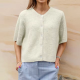 Rafaela – Kurzes Strick-Cardigan mit Knöpfen für Damen
