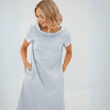 Verity – Lässiges Leinenkleid für Damen
